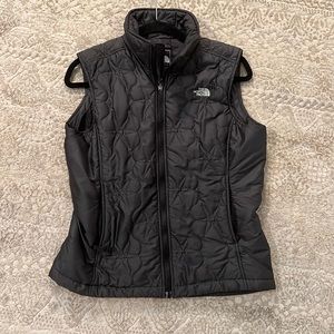 North face dark grey vest